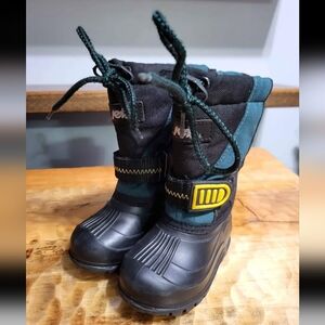 LaCrosse RB Jets Black Winter Snow Boots Toddler Size 5